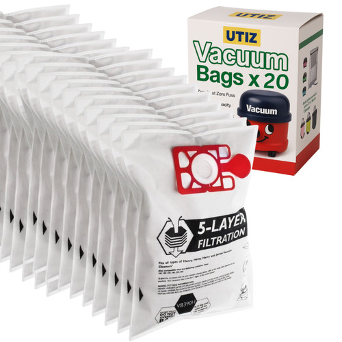 20x vacuum bags for - 20x, numatic